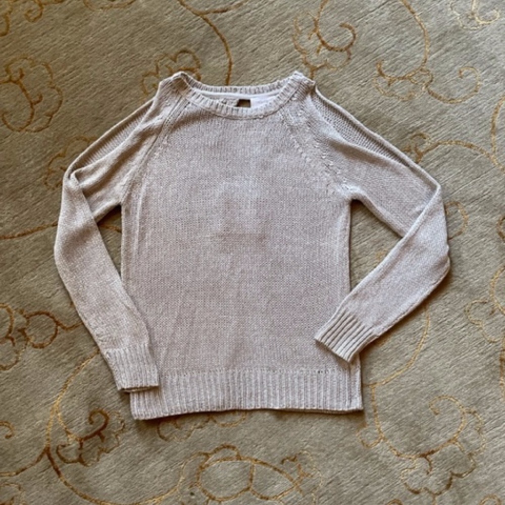 Open Shoulder / Open Back Sweater Size M